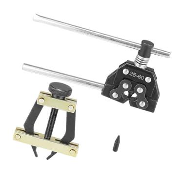 Imagem de Hihaha Ferramentas de corrente de rolo 25-60 Ferramenta de corte de disjuntor de corrente/suporte de extrator de corrente de rolo conectando para bicicleta, motocicleta, kart ATV, correntes/aço