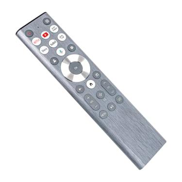 Imagem de Controle remoto de substituição de voz ERF6A80 compatível com Hisense 65U8N 85U8N 75U8N 65/75/85 polegadas Classe U8 A7 U9N 98UX Mini LED ULED 4K UHD Google Smart TV 2024 modelo