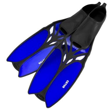 Imagem de Nadadeira de Mergulho Cetus Manta Ray - Azul 43-44