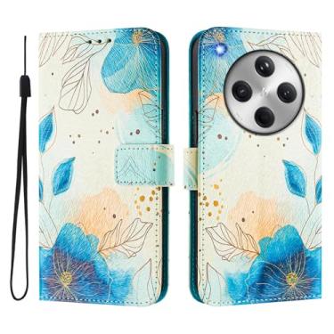 Imagem de Capa carteira para Oppo Find X8, 3 compartimentos para cartão, 1 compartimento para dinheiro, capa flip de couro PU com padrão fofo, capa com fivela magnética à prova de choque, compatível com sem fio