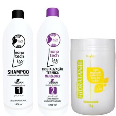 Imagem de Kit Ativo Cristalização Matizadora Juzy 1l + Condicionador Milho Mairi