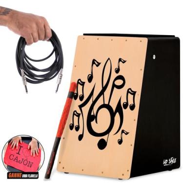 Imagem de Cajón wd style elétrico  kit acessórios  n  musical - e - WITLER DRUMS