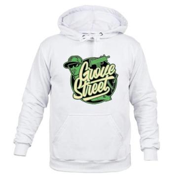 Imagem de Moletom 100% Algodão Canguru Grove - Surprass, Branco, P