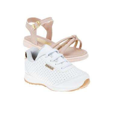 Imagem de Tenis Feminino e Papete Infantil - KIT 2 PARES Tam 23 ao 34 - sapatinh