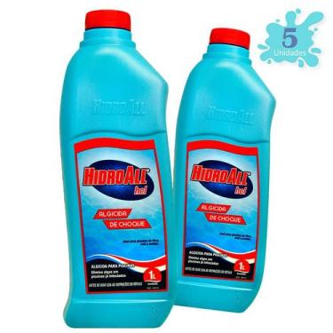 Imagem de Algicida Choque HCL Hidroall 1L - 5 unidades