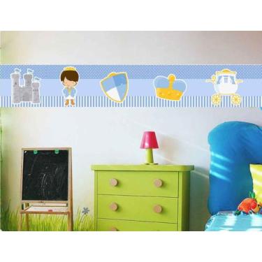 Imagem de Faixa bonder decorativa quarto infantil  jogo 04 peças med.10x100) - A