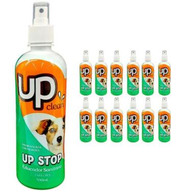 Imagem de 12x Educador 500ml Sanitário Pet Xixi NÃO PODE Cães Spray Limão - Supr