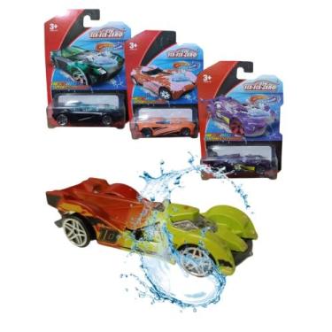 Imagem de Kit 3 Carrinhos de Brinquedo Camaleão Color Shifter Muda de Cor Presen