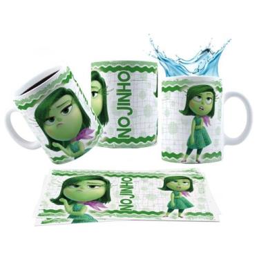 Imagem de Caneca 325ml Divertidamente 2 Personagens Tristeza Ansiedade - LARANJA