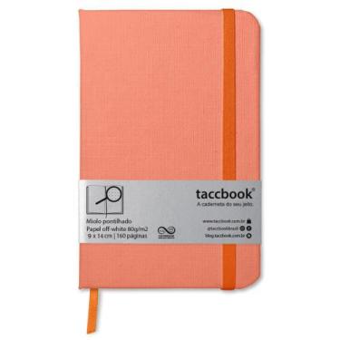 Imagem de Caderneta Pontilhada taccbook Coral 9x14 Ríg.