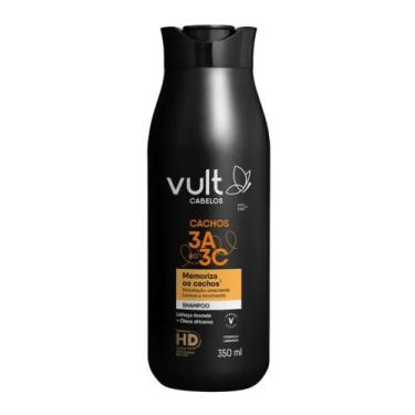 Imagem de Shampoo Cabelos Cacheados 3A 3B 3C Hidratação Cachos Vult 350ml