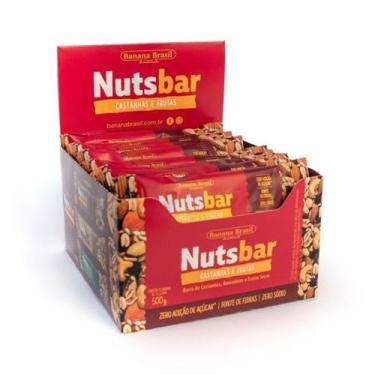 Imagem de Nuts Bar Castanhas E Frutas Zero Açúcar Contendo 12 Unidades De 25g Ca