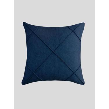 Imagem de Almofada Linho Drapeada c/ Enchimento 43x43 cm - Andréia Carvalho Deco