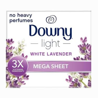 Imagem de Downy Lenço Amaciante para Secadoras Calm White Lavander Megasheets, 60 Folhas