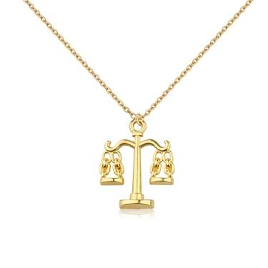 Imagem de UJIMS Presentes de advogado para mulheres, colar escalas de justiça, presente de graduação para estudante de direito, presente de futuro advogado, 1, Aço inoxidável, Strass