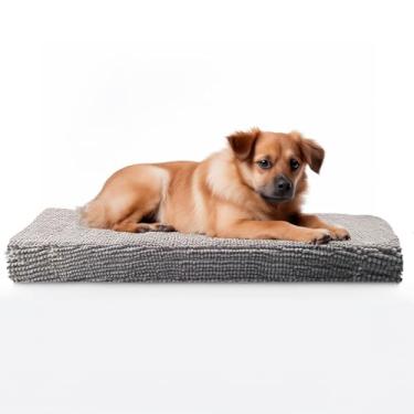 Imagem de Muddy Mat® Tapete de cama para cães, almofada confortável para cães, cama para cães e gatos grandes, médios e pequenos, ultra macio e relaxante, lavável e seguro para secador, material de chenille -