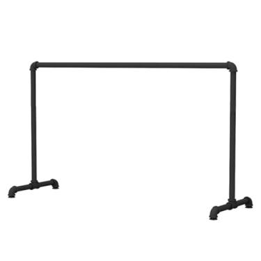 Imagem de Ballet Barre Barra de balé móvel infantil com alça de couro, adequada para estúdio de dança, academia, barra de prensa de perna(Black1,2.5M/8.2FT)