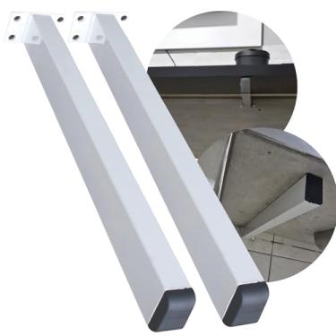 Imagem de Kit 2 Grapa 50cm Para Pia Suporte Para Bancada Mesa Parafusar Mão Francesa