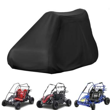 Imagem de Capa Go Kart Impermeável, Resistente 420D Oxford 2 Lugares Go Kart Capa para Cokeman KT196 GoKart, Acessórios Go Kart, Capas Protetoras de Carro Gokart - 70 x 44 x 47 polegadas