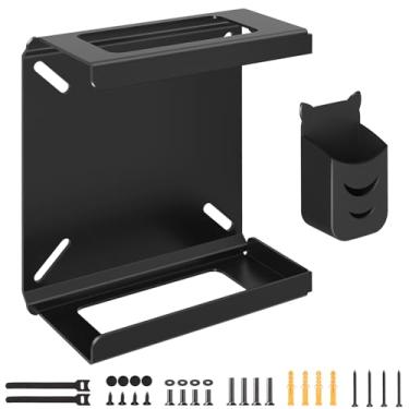 Imagem de Maozhren Suporte para mini PC compatível com Beelink Mini PC Vesa Mount/Wall Mount/Under Desktop, para S12 Pro, Mini S13, SER6 Pro/SER3/SER5/SER5 MAX/SER5 Pro/SER9, SEi12/EQ13 e mais, com suporte