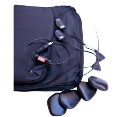 Imagem de Kit de Massagem Mais Bolsa Aquecedora (127v) - Miranda Pdras e Decor - Kit de Massagem - Rolling - Alívio do Estresse e Dor