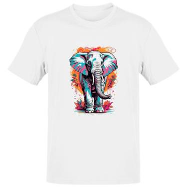 Imagem de Camiseta Unissex Elefante arte psicodelica - Alearts, GG