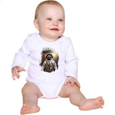Imagem de Body intantil Pug astronauta - Alearts, GG