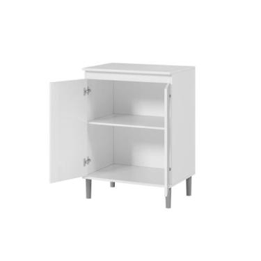 Imagem de Armario Balcao de cozinha Multiuso para Microondas 2 Prateleiras Cores