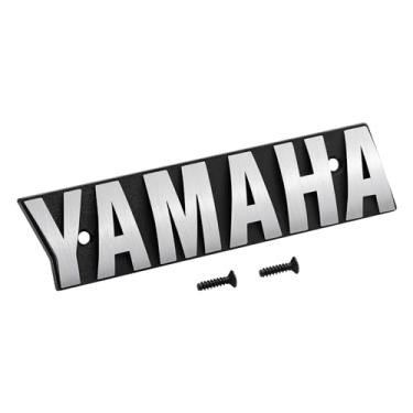 Imagem de Emblema de logotipo adequado para carrinhos de golfe elétricos e gasolina Yamaha 1996-2004, modelos G16&G19&G20&G21, capuz com logotipo frontal, OEM#:JN6-F4161-00-00/JN6-F4161-01-00