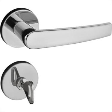 Imagem de Fechadura Pado Concept Zamac 401 Banheiro Roseta Cromada