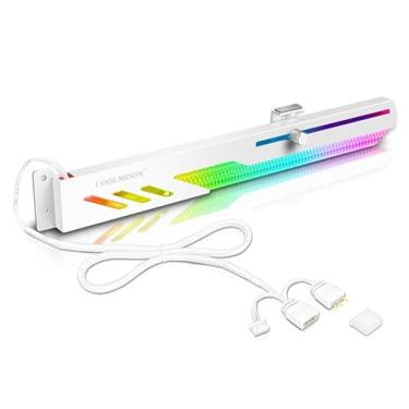 Imagem de COOLMOON, SUPORTE PLACA DE VÍDEO GPU HORIZONTAL ARGB 5V GT8 COOLMOON