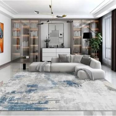 Imagem de Tapete nórdico para sala de estar, respingos de tinta, abstrato, tapete grande para decoração de quarto, tapetes para casa, lavável, capacho de entrada, tapete de banho, sem fiapos, 1.300 x 400 cm