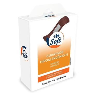 Imagem de CURATIVO SOFT COM 40un MARROM - CARREFOUR