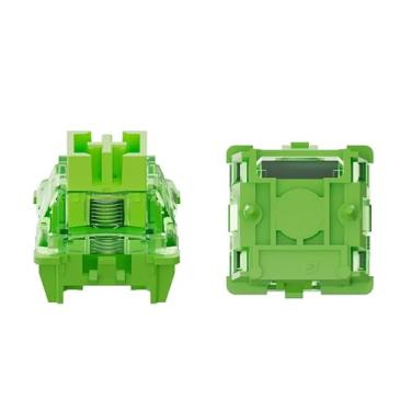 Imagem de GATERON Interruptores magnéticos de teclado dragão verde, pré-lubrificados de fábrica, pré-lubrificados, configuração, pré-viagem, 20 mm mais longos, interruptores de tecla de mola para teclado