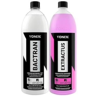 Imagem de Vonixx Kit Limpeza Profissional, Bactran 1,5L + Extractus 1,5L, Limpador para Estofados e Carpetes