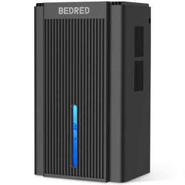 Imagem de Desumidificador, desumidificador de 2,693 g para casa 1000 metros quadrados – Silencioso com desligamento automático e luz ambiente relaxante de 7 cores, ideal para sala de estar, quarto, porão (preto