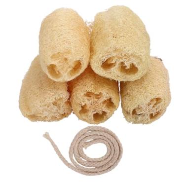 Imagem de Cruscha de Lavagem de Bucha de Limpeza Eficaz, Com Estrutura de Fibra de Bucha, Projetada para Múltiplos Usos, Pratos Multifuncionais Esponjas Corpora