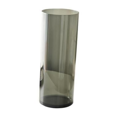 Imagem de WeiLaiKeQi Organizador de desktop de vaso de vaso de flores acrílico Arranjo floral para lareira Cozinha de escritório de casamento em casa, Mouth 12 Cm H 30 Cm