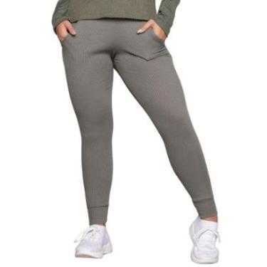 Imagem de Calças Jogger Comfy Vekyo Canelada Roupa Para Frio Moda Feminina Tamanho:GG;Cor:;Gênero:Feminino-Feminino