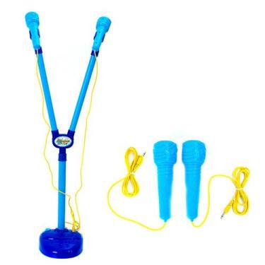 Imagem de Brinquedo Infantil Microfone Mega Star de Dupla Masculino - - BBR Toys