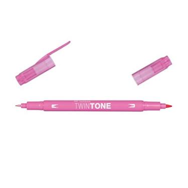 Imagem de Tombow, Caneta Twintone Dual Pen - Tom Pastel - 1 Unidade (Princess Pink)