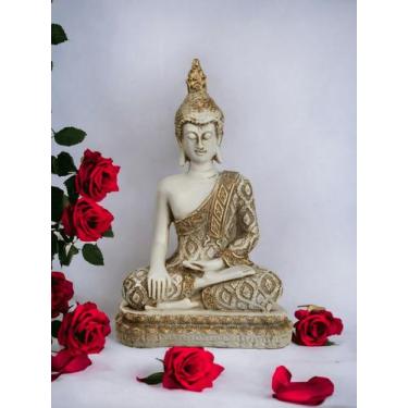 Imagem de Estatueta Buda Hindu Sidarta Gautama Decoração para Casa Jardim Quarto