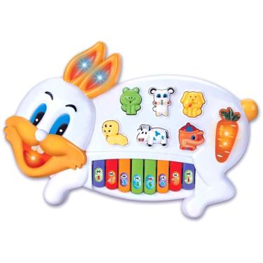 Imagem de Piano Musical Coelhinho - Braskit