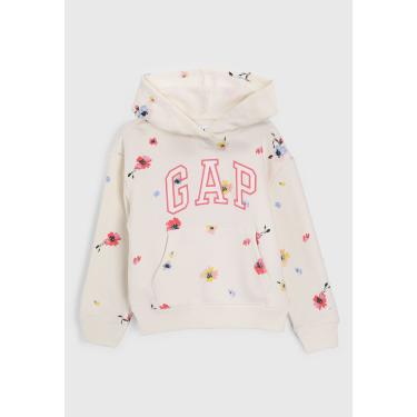 Imagem de Infantil - Blusa de Moletom GAP Floral Flanelada Off-White GAP 724997 menina