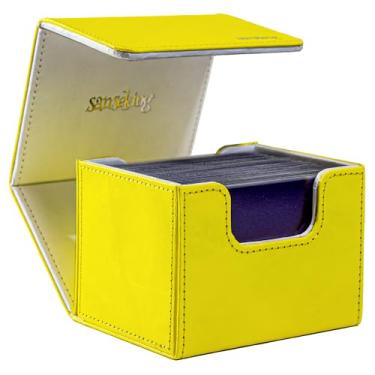 Imagem de Sanseking Magic Card Deck Box para MTG Single Deck Card Box serve para mais de 100 cartões TCG manga Tyvek® caixas de cartão de carregamento superior caixas de cartão mágicas presente para MTG TCG CCG