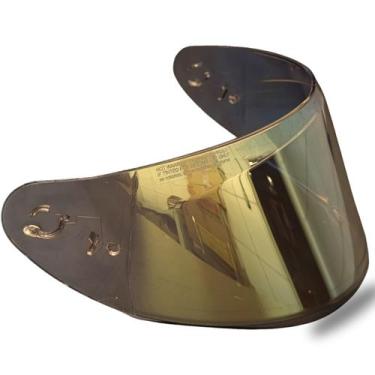 Imagem de Viseira Capacete Axxis Asx V18b - DOURADA LIGHT - Polivisor