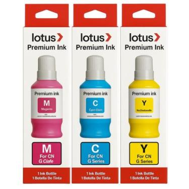 Imagem de 3x Color Refil De Tinta Premium Ink Gi10 G5010 G6010 - IMPORTED