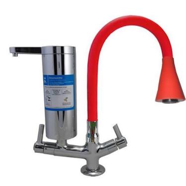 Imagem de 2141 C80 Torneira Gourmet Bica Móvel de Bancada Mesa Pia Cozinha Com F