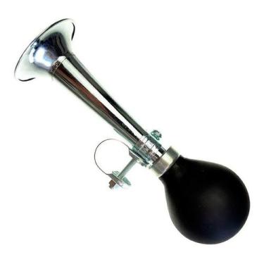 Imagem de Buzina Padeiro Personalizada Corneta Cromo Air Honk Black - Hong