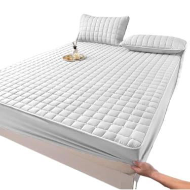 Imagem de Capa Para Colchão Impermeavel Matelado Com Elastico(branco,Mini Berço)